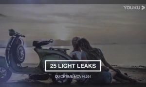 镜头漏光炫光光晕动画素材25个 Light Leaks Pack v1
