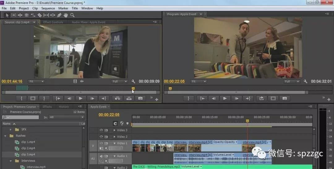 Premiere Pro先进视频编辑技术-视频教程-3