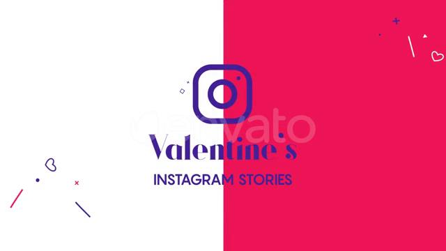 10款情人节主题的Instagram Stories屏幕动画样机-1