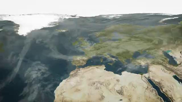 世界地图全球连线动画演示的创建器AE模板-1