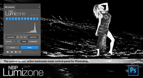 PS插件：亮度蒙版调色插件NBP Lumizone v1.1.001 Photoshop Win/Mac-1