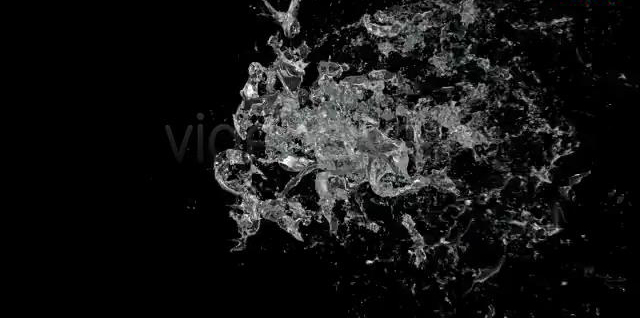 水花液体飞溅泼洒倾泻视频素材8组带透明通道-1